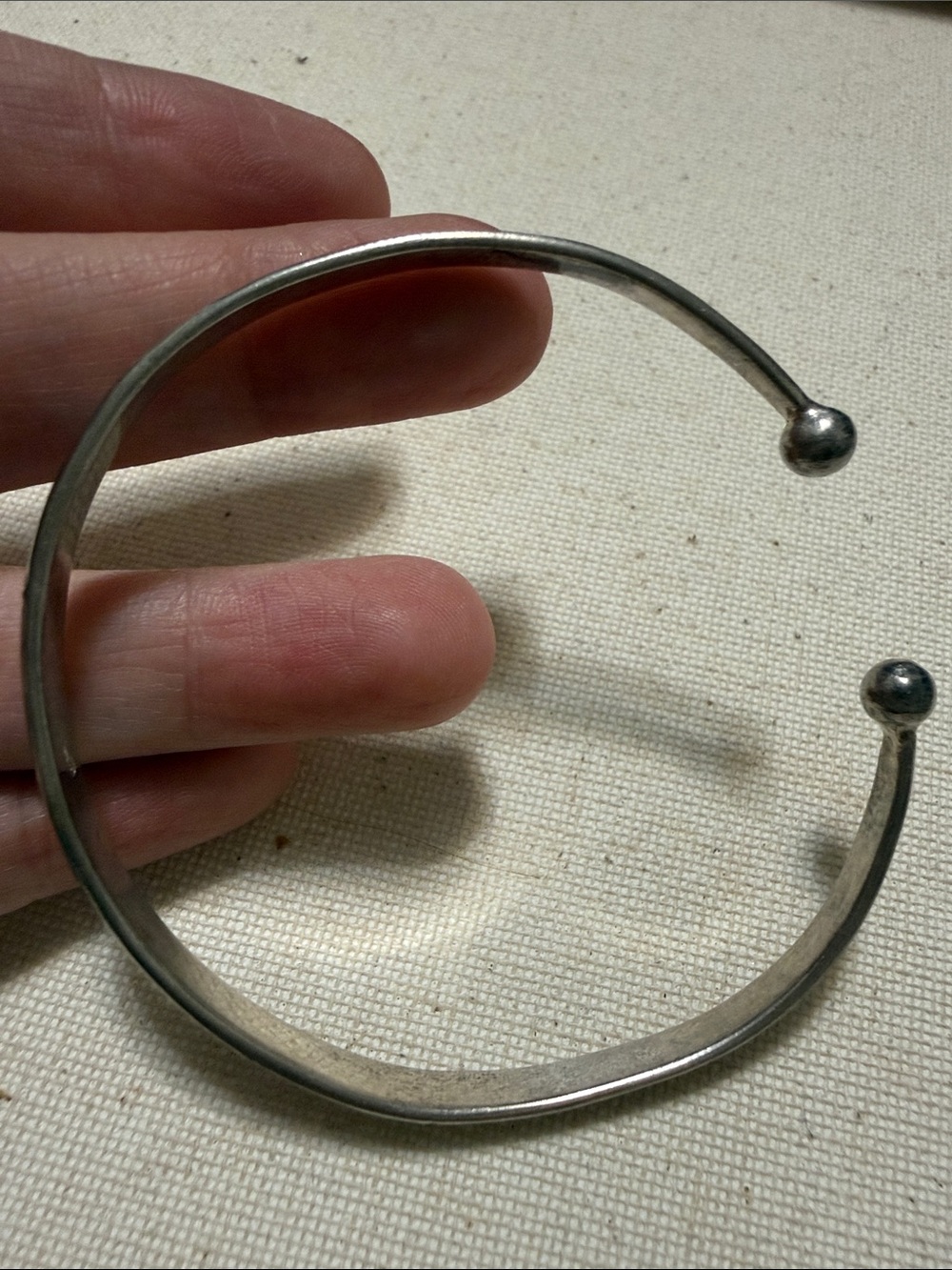 Engraved Sterling Silver 925 Cuff Bracelet - Picture 4 of 16